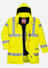 Portwest Bizflame Hi-Vis Ognioodporna kurtka antystatyczna Żółta XL S778