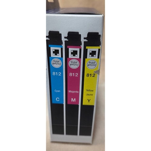 Epson 812 Ink Cartridge Combo Pack CMY – Standard – New Sealed Box exp 8/2024 - 第 4/6 張圖片