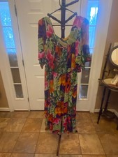 Women's vintage Saybury II Maxi Dress L Floral