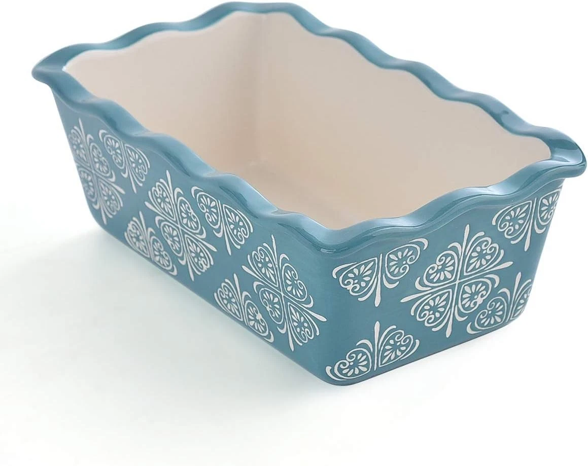 Ceramic Loaf Pans for Baking Bread and Meatloaf