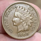 1908s Indian Cent nice original VF+ condition coin, no issues nice color!