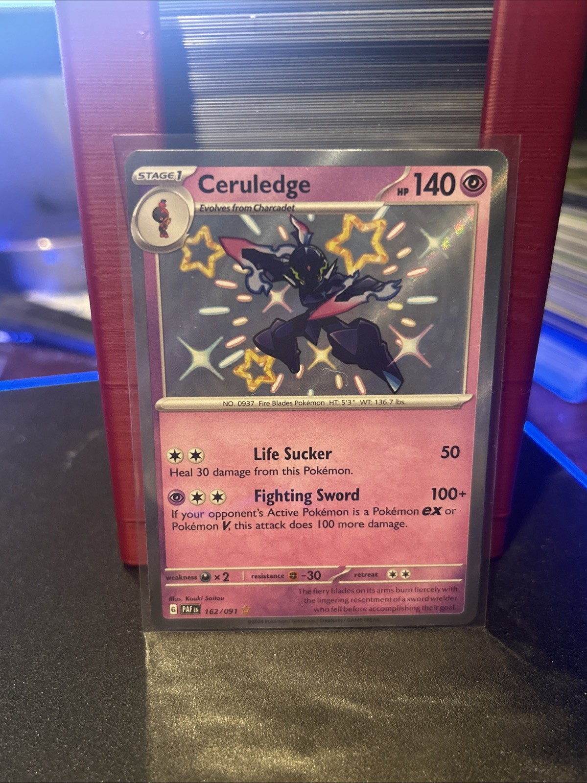 Pokemon Ceruledge 162/091 Paldean Fates NM