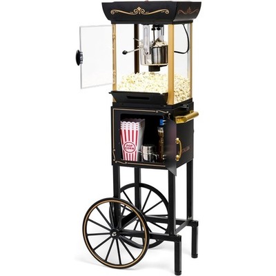 Vintage Style corn Cart Machine with 2.5oz Stainless Steel Kettle Makes 10