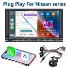 For Nissan Radio 7" Apple CarPlay Android Auto GPS Navi Car Stereo +Backup CAM