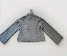 Neu Mit Etikett 🩶Pullover 38  🩶 Sehr Weich Zopfmuster🩶 Kurz Kastig