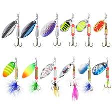 TRUSCEND Swim or Jig Fishing Spinner Baits for Freshwater and Saltwater Rooster