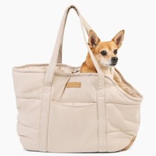 Cozy Plush Dog Purse Carrier for Small Dogs - Dog Carrier Purse with Secure H...