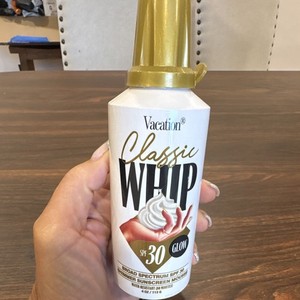 Vacation Classic Whip Glow Sunscreen Mousse SPF 30 Broad Spectrum 4 oz