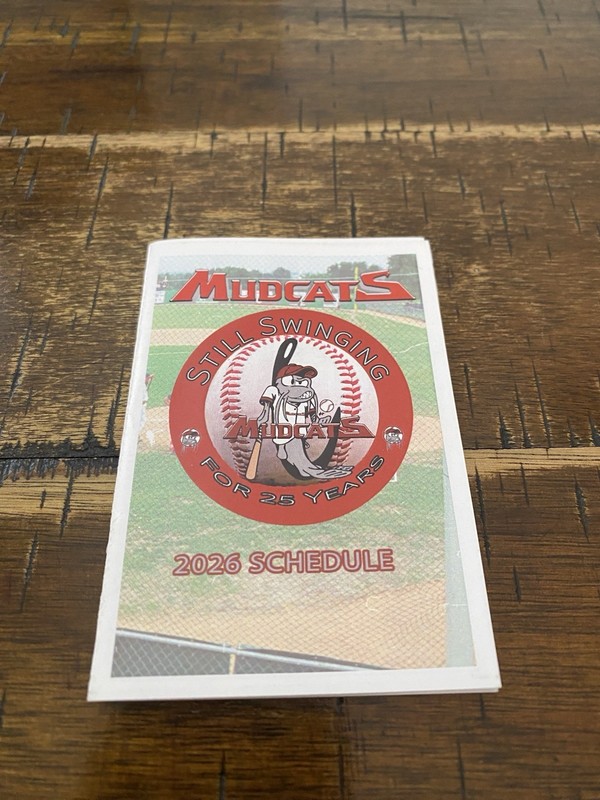 Chillicothe Mudcats 2026 MINK Summer Collegiate League Pocket Schedule 