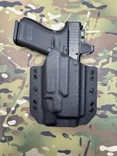 Black Kydex Light Bearing Holster for Glock 19 23 32 Streamlight TLR-7HL-X