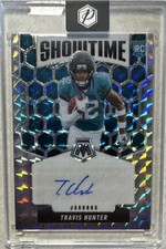 Travis Hunter 2025 Panini Mosaic Showtime Autograph Rookie Jaguars SOS-THU