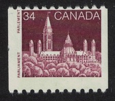 Canada Parliament Building 34c Coil stamp 1985 MNH SG#1158
