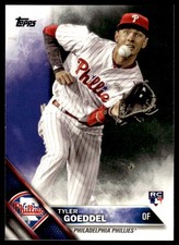 2016 Topps Update #US247 Tyler Goeddel Philadelphia Phillies RC Baseball Rookie
