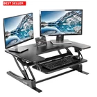 36 Inch Adjustable Stand Up Desk Converter - Elevate Your Workspace Effortlessly