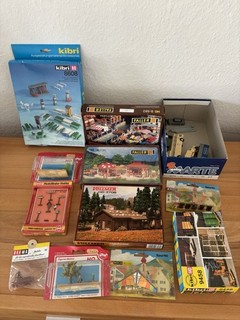 Modelleisenbahn H0 1:87 Zubehör Konvolut Faller Kibri Vollmer