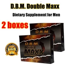 2x D.B.M. Double Maxx Enhance Sexual Performance Enlargement Big Penis Natural