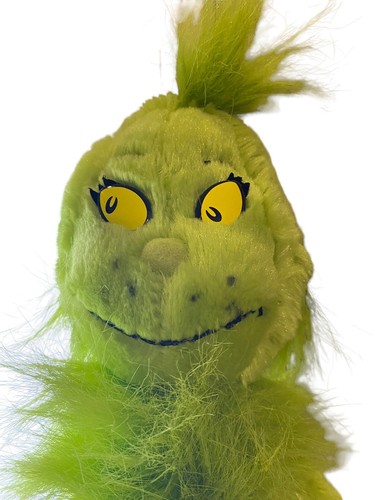 Plush Seuss 20 Inch Green Grinch with Red Heart Kohl’s Cares - Picture 2 of 7