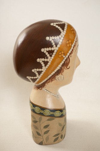 Plaster Art Deco Mannequin Head (HSE/JSF6) Mdme De Chelles Millinery Wig Hat - Picture 2 of 10