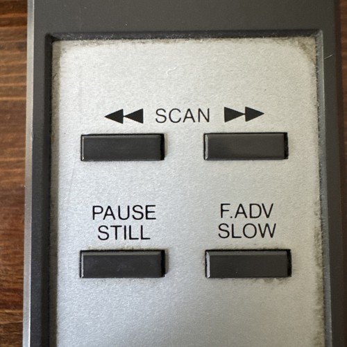 1984 SYLVANIA VCR Remote VSQS-0303 for Top Loading VCR VHS VC2230SL01 Vintage - Picture 3 of 8