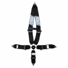 Stroud Safety 200311 5-Point V-Style Camlock Racing Harness - Black