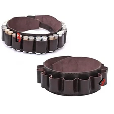 Double Barreled Shotgun Shotshell Bandolier Belt  Shell Belt Ammunition Carrier