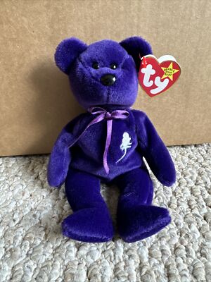Princess Diana Beanie Baby 1997 Pe Pellets RARE Ty Princess Diana
