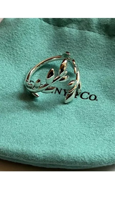 Tiffany olive branch outlet ring