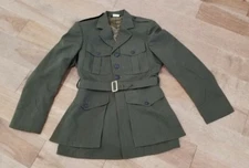 DSCP Crown Clothing Mens Size Small Medium Olive Green Sergeant Military Jacket