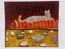 ANDREW CRANSTON Authentic Exhibition Showcard Oil Painting Art RARE