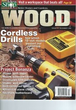 Better Homes And Gardens - Wood Magazine December 1999 Issue No. 119