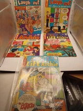 5 Vintage Archie Comics #171 #244 #157 #31 #53 Archie Series Fawcett Publishing