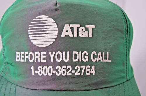 VTG AT&T Metallic Llame antes de cavar Sombrero de béisbol Snapback que cambia de color - Imagen 2 de 10