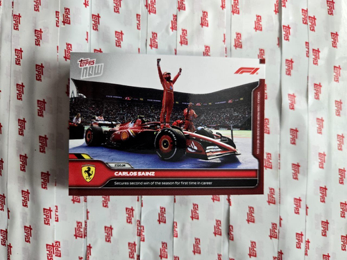 2024 TOPPS NOW Formula 1 F1 #65 CARLOS SAINZ second win - 第 1/2 張圖片