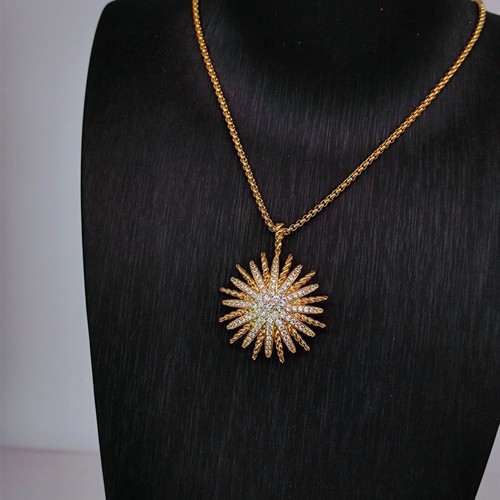 David Yurman 36mm Starburst pendant 