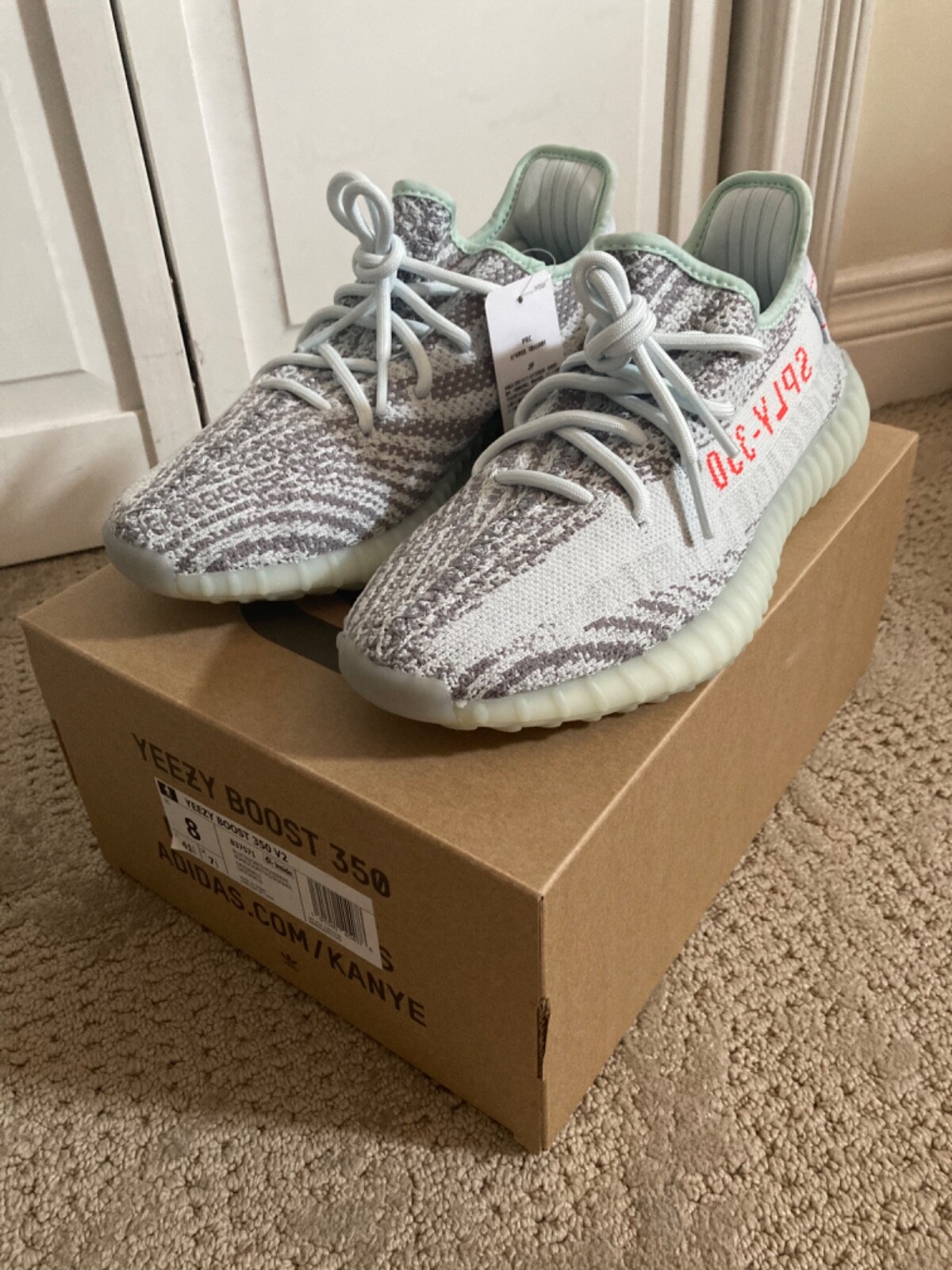 adidas yeezy boost 350 v2 blue tint mens