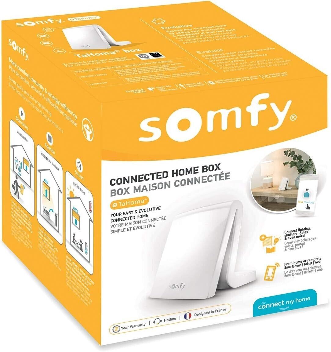 Somfy TaHoma Home Automation Compatible with Amazon Alexa, Google