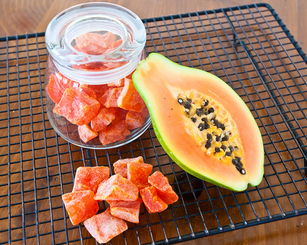 Dried Papaya Organic FREE PAPAYA Fruit DRIED SHIPPING Natural Spears