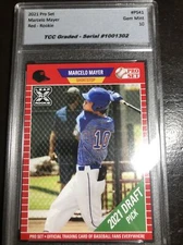 2021 Pro Set Marcelo Mayer PS41 Red TCC Graded Gem Mint 10