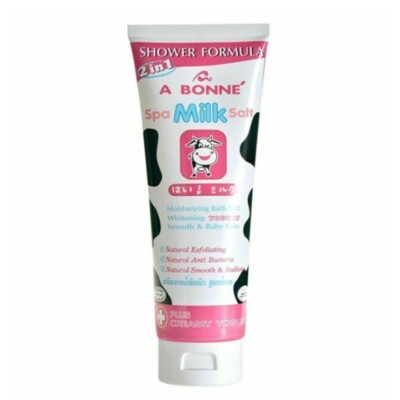 1 x 350g A Bonne Spa Milk Salt Scrub Plus Creamy Yogurt Shower Formula Whitening