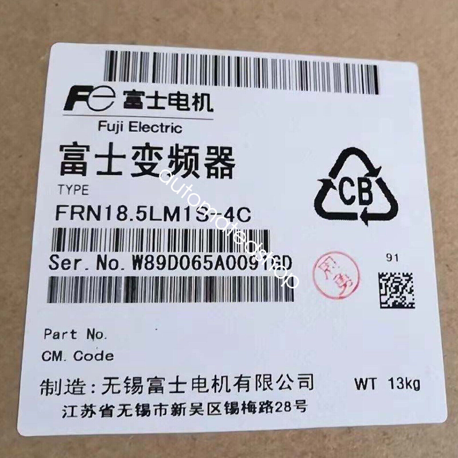 1PC NEW FUJI Inverter FRN18.5LM1S-4C 18.5KW 3P 380V 50Hz/60Hz Shipping DHL/FedEX