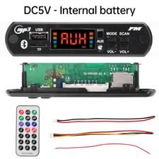 DC5V/12V Car MP3 Player Decoder Board WMA TF FM Radio Bluetooth Audio Module New