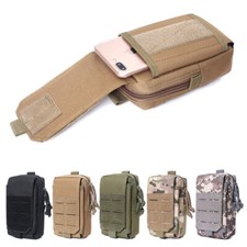 Mens Tactical Molle Utility Tools EDC Belt Bag Cell Phone Pouch Waist Pack Purse