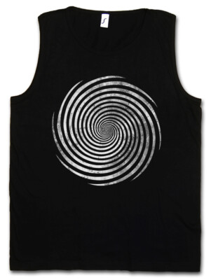 HYPNO SPIRAL I TANK TOP Spiral Labyrinth Mystic Hypnotic Esoterik Circle