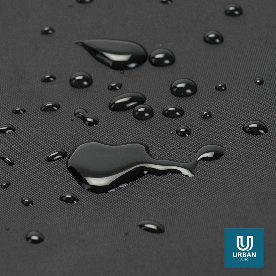 Coprisedili anteriori neri rossi impermeabili per adattarsi ad Audi A1 Sportback (12-16) - Immagine 3 di 3