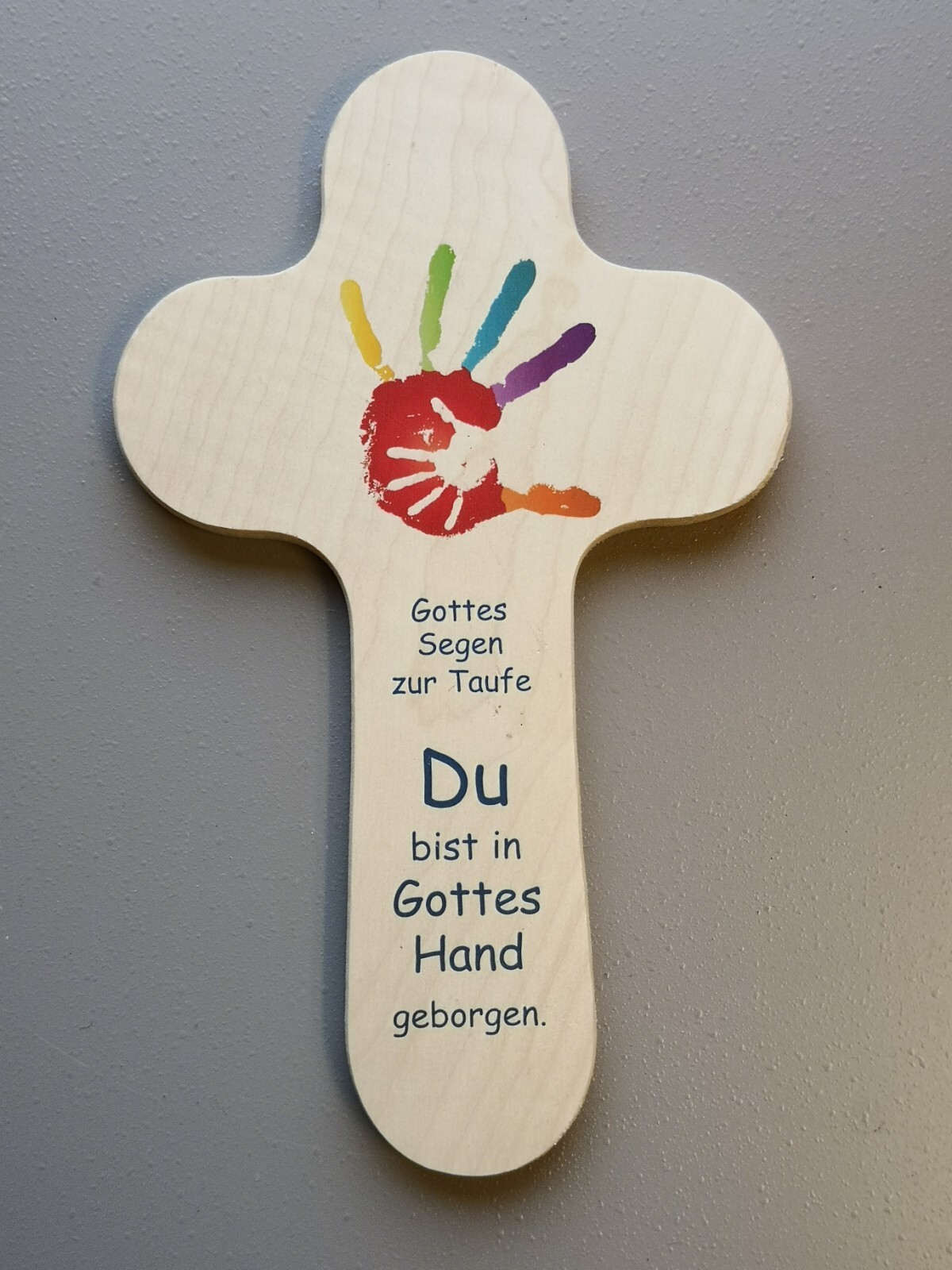 Holzkreuz Wandkreuz Kinderkreuz Kreuz aus Holz Weihnachten Taufe Geburtstag #35