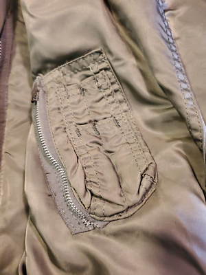 Vintage ALPHA INDUSTRIES MA-1 Flyer USAF MIL-J-82790J Reversible