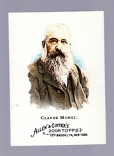 CLAUDE MONET - 2008 ALLEN & GINTER  - WORLD CHAMPIONS SET - #176 - FREE SHIP