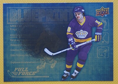 2015-16 Upper Deck Full Force Blueprint Marcel Dionne #BP-MD Los Angeles Kings