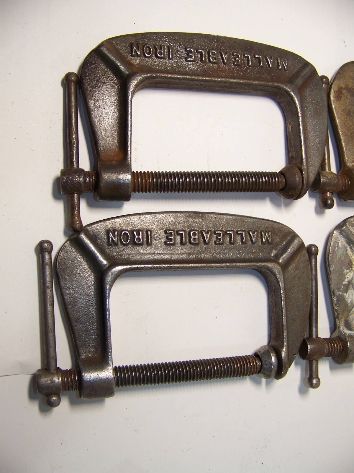 4Vintage C Clamp 3" Malleable Iron Made In The USA Brink & Cotton (B&C