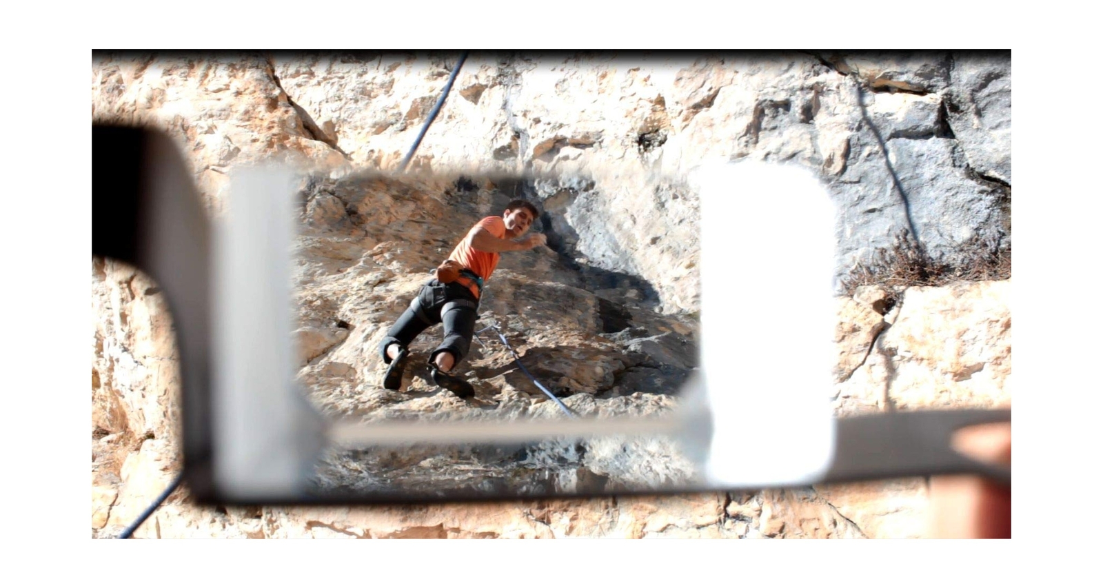 Clip up Belay Glasses for Rock Climbing Spectacle Wearers Carabiners